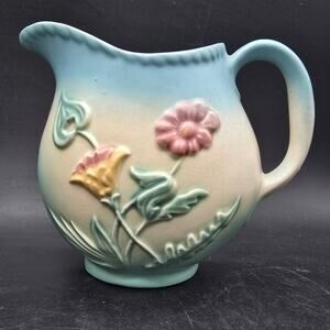 Hull Art Pottery Bow Knot Wall Pocket  Pitcher Tea Pot B-2 6-6